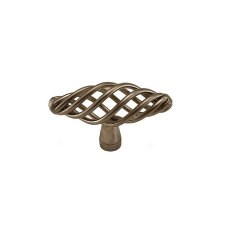 - Bird Cage Birdcage Kitchen Bath Cabinet Knob knobs SN Nickel 60MM 2 3/8 898-SN