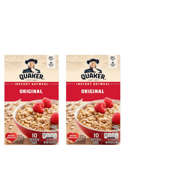 Quaker Instant Oatmeal Original - 10ct/9.8oz pack of 2
