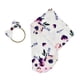 thumbnail image 5 of Manta de Baby Floral Toalla de baño con diadema Púrpura Sunnimix Envoltura de pañales para bebés, 5 of 8