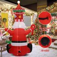 thumbnail image 5 of InfleasJoiy 10FT Rotating Hat Santa Claus Christmas Inflatable Decoration, 5 of 6