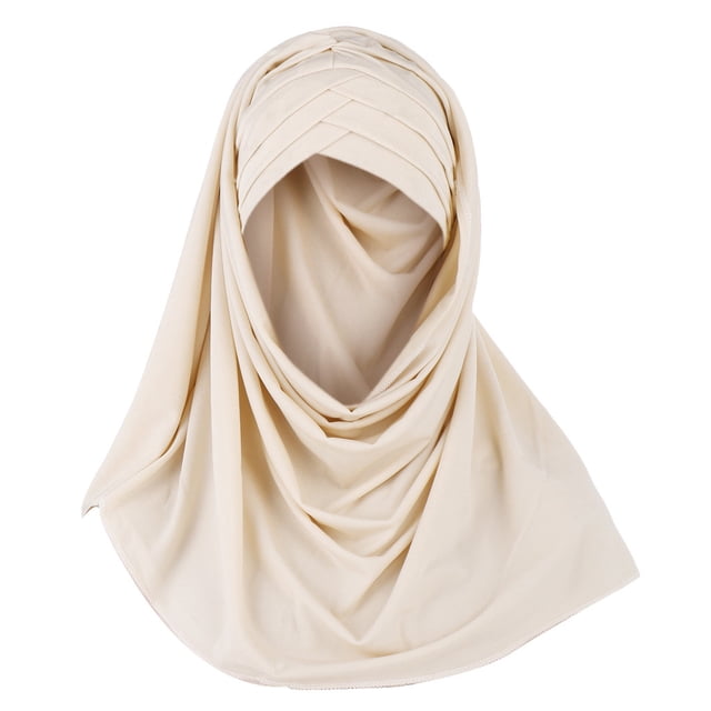 Women India Hat Muslim Ruffle Cancer Chemo Beanie Turban Wrap Cap scarf Shawl