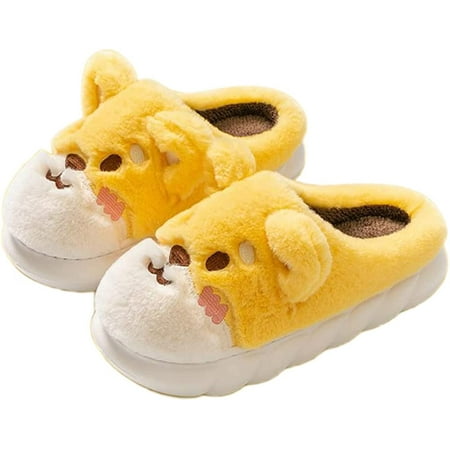 

PIKADINGNIS Women Cute Animal Slippersr Winter Warm Memory Foam House Slipper Non-Slip Slip-on Shoes Indoor Outdoor