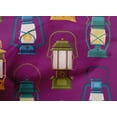 thumbnail image 5 of oneOone Tissu Popeline de Coton Violet Matériau de Robe Rétro Imprimé Tissu au Mètre 42 Pouces de Large, 5 of 5
