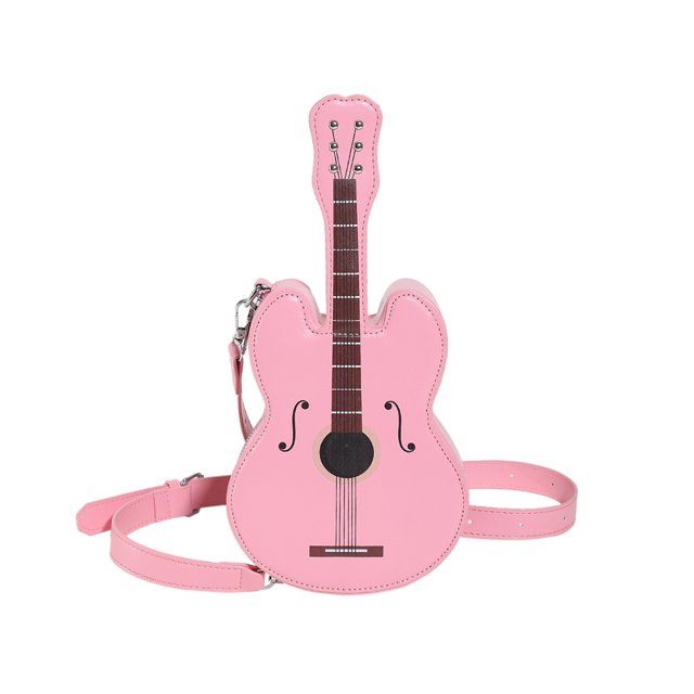 Bolso Hombro Cuero PU para Mujer Bolso Bandolera Creativo Mochila Escolar (rosa)