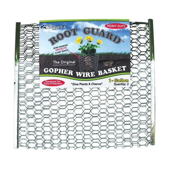 ACE Digger's Root Guard Gopher 8-inch 1-gallon Wire Baskets 2pack 100051034