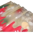 thumbnail image 3 of Coolnut Happy Dog at Christmas Bath Shower Curtain Liners 60x72in 100% Polyester Waterproof with Curtain Hook, 3 of 6