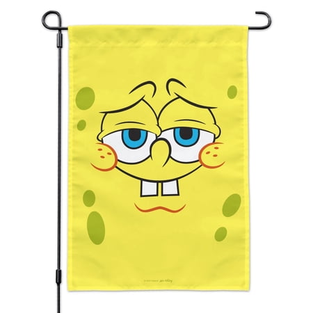 SpongeBob Confident Face Garden Yard Flag