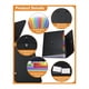 thumbnail image 5 of 3X Carpeta de Archivos Expandible Organizadora de Archivos, 13 Bolsillos, Carpeta de Recibos de Documentos en Papel TamañO Carta A4 para Aula, Hogar, 5 of 5