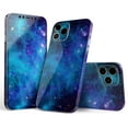 thumbnail image 1 of Design Skinz Azure Nebula Full Body Skin Decal Wrap Kit Compatible with Apple iPhone 7 (Screen Trim & Back Skin), 1 of 5