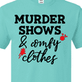 thumbnail image 4 of Inktastic Murder Shows and Comfy Clothes with Blood Splatter T-Shirt, 4 of 5