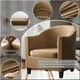 thumbnail image 2 of Funda de sillón elegante, material de terciopelo con fundas de elastano para sillón redondo, protector de muebles para decoración de sala de estar, lavable y sin mantenimiento, diseño antideslizante,, 2 of 5