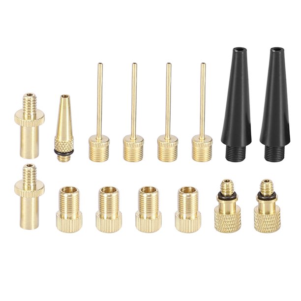 15pcs Air Pump Needle Inflator Nozzle Adapter Tools for Air Frame Pump