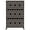 Black/Hexagonal Star, variant on Kozyard Metal Privacy Screen 74" H x 47.2" W Decorative Outdoor Divider with Stand Panels Freestanding Screen Set for Deck Patio Balcony Garden Outdoor&Indoor(Black/Organic Fracture)