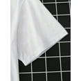 thumbnail image 4 of Manfinity Homme T-Shirt à Manches Courtes Col Rond Imprimé Roi, Haut d'Été Décontracté, pour Amis, 4 of 5