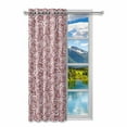 thumbnail image 2 of MKHERT Roses Blackout Window Curtain Drapes Bedroom Living Room Kitchen Curtains 52x84 inch, 2 of 2