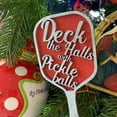 thumbnail image 3 of 5X Deck the with Pickleballs Ornament for Christmas, Pickleball Lovers, Special and Gift, 3 of 10