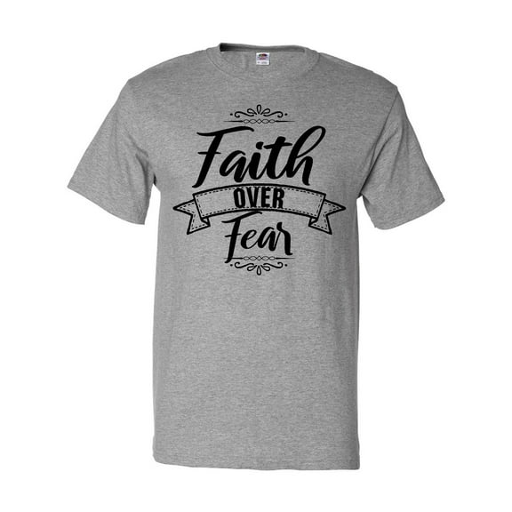 Inktastic Cancer Awareness Faith Over Fear T-Shirt