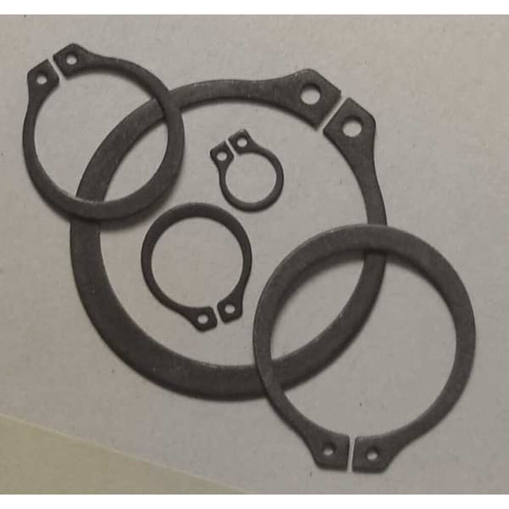 External Retaining Ring Assortment, Steel, Phosphate Finish