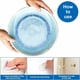 thumbnail image 4 of Colgador de platos adhesivo, colgador de pared adhesivo invisible, diseño práctico para colgar artículos decorativos en la cocina, la oficina y el baño, material ABS resistente al óxido y al agua (50, 4 of 5