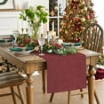 thumbnail image 2 of Mode Light Brown Table Runner, Seasonal Fall Washable Kitchen Dining Table Decoration for Home Party Decor 13x72 Inch, 2 of 15