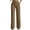 Brown, variant on Womens High Waist Straight Trousers Solid Color Dress Pants Elastic Waist Slacks with Pockets Elegant Office Work Pants Navy S