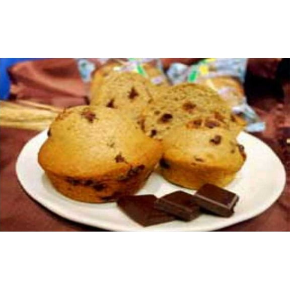 Sky Blue Foods Whole Grain Simply Chocolate Chip Mini Muffin, 1.6 Ounce -- 96 per case