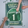 thumbnail image 3 of Highway 1, California, Morro Bay, Pacific Coast Highway Sign (1000 Piece Puzzle, Size 19x27, Challenging Jigsaw Puzzle for Adults and Family, Made in USA), 3 of 4