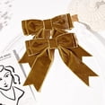 thumbnail image 5 of 2PCS Velvet Hair Bows Girls Hair Clips Ponytail Holder Accessories for Women Girls, 5 of 6