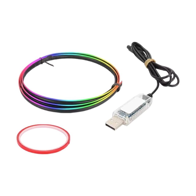 YSABOXY Lumières Décoratives d'Ambiance Automobile sur Guide d'Instrument Central Panneau de Bande LED Coloré Toit LED, Lumières de Voiture LED, Oreiller Musical en Forme de Cœur