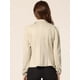thumbnail image 4 of Chaqueta de gamuza sintética Allegra K con cordón delantero abierto informal de manga larga Beige XS, 4 of 5