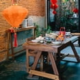 thumbnail image 2 of Shisuyan Cloth Lantern Hanging Pendant Party Layout Cloth Lantern Hanging Decor, 2 of 8