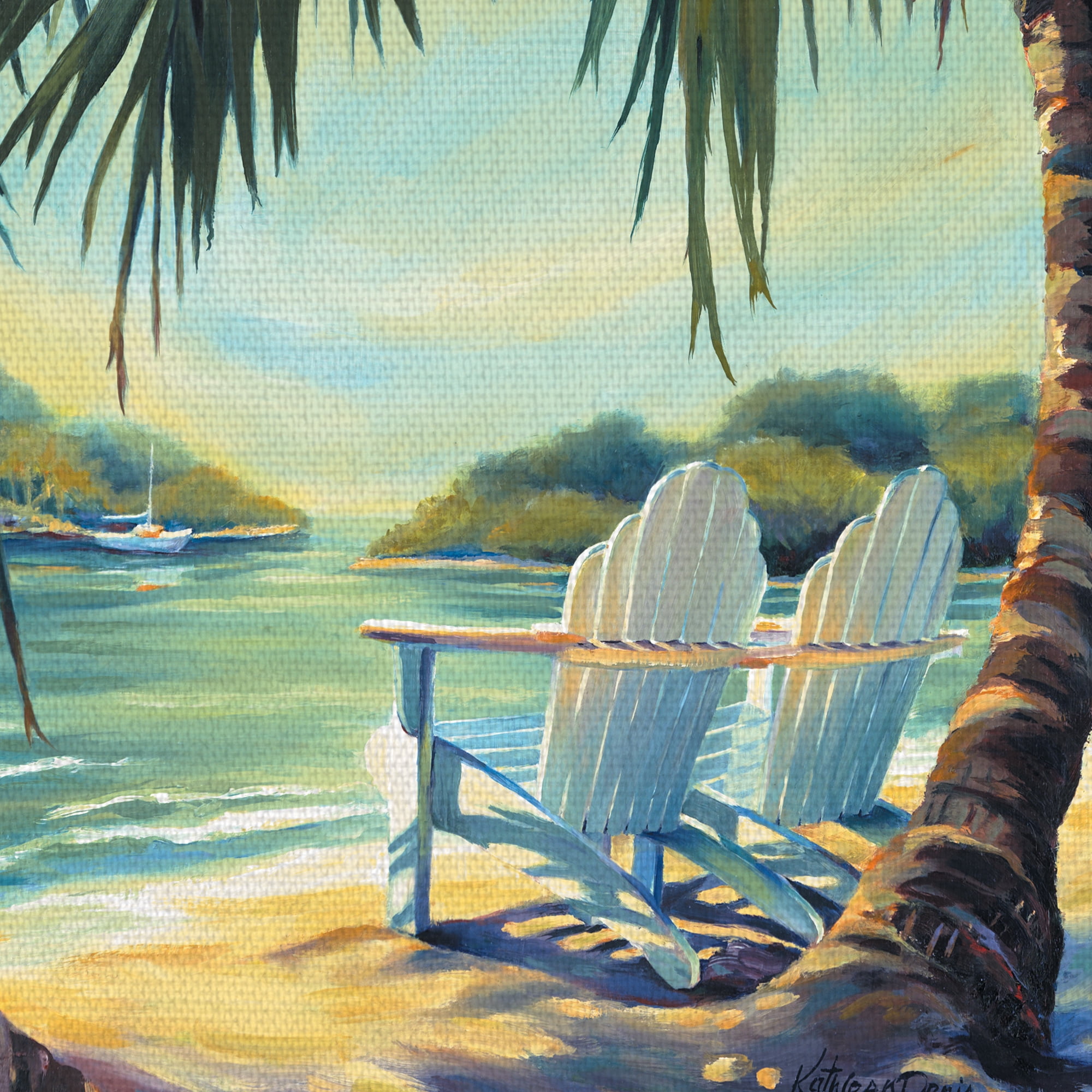Masterpiece Art Gallery Hideout II Ocean By Kathleen Denis Canvas Art Print 24" x 36"