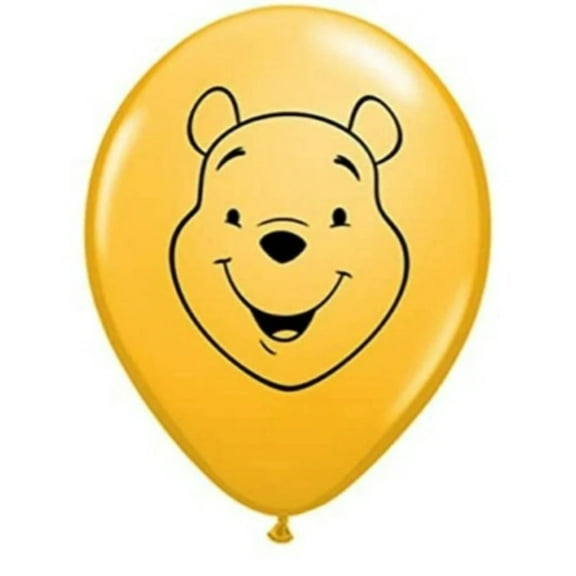5" WINNIE THE POOH Latex Birthday Balloon  Party Supplies Decorations Balloon - Pack of 10