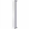 thumbnail image 2 of Ekena Millwork 12"W x 4'H Premium Square Non-Tapered Smooth PVC Endura-Craft Column Wrap Kit, Crown Capital & Base, 2 of 4