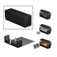 thumbnail image 3 of Caja de almacenamiento Zulema Estuche de baraja de cartas negro, 3 of 8