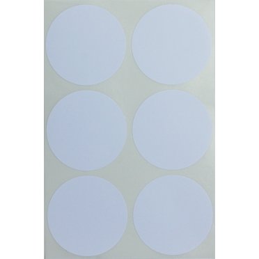 Royal Green Labeling Stickers one inch - Flourescent Labels Round ...