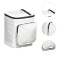 thumbnail image 6 of Luwecf Scooter Front Storage Bag 17L Large Capacity Oxford Cloth Motorcycle Hanging Bag Clear Pouch White, 6 of 9
