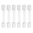 thumbnail image 3 of 6Pcs Child Proof Drawer Lock Self-Adhesive Baby Proofing Refrigerator Oven Dishwasher Cabinet Cupboard Lock Kids Safety Freezer Door Latch Lock, 3 of 5