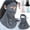 Dark Gray, variant on UPF 50+ Pure Silk Face Cover Breathable UV Protection Sunscreen Mask Reusable Sport Face Scarf Mask Neck Gaiters