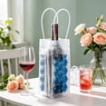 thumbnail image 4 of Openpig Manchon de Refroidisseur de Bouteille de Vin en Gel Réutilisable Multicolore Portable Sac de Glace à Refroidissement Rapide Réutilisable Flexible Isolé Housse de Refroidissement pour Bouteilles, 4 of 6