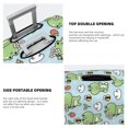 thumbnail image 5 of Haiem Cute Floral Frog Luggage Cover Printed Suitcase Covers for Luggage Elastic Washable Suitcase Protector Fits 18-32 Inch Luggage-Small, 5 of 9