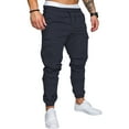 thumbnail image 6 of Jogging Cargo Pants for Men 2025 Elastic Waist Drawstring Cargo Sweatpants Jogger with Pockets Mens Trousers, 6 of 8