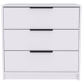 thumbnail image 1 of Trent Home Commode Moderne à 3 Tiroirs en Bois d'Ingénierie en Blanc, 1 of 7