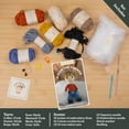thumbnail image 2 of CraftBud Beginner Crochet Kit, Amigurumi Stuffed Animal Kit with Step-by-Step Video Tutorials, Arts & Crafts for Kids and Adults, Dixon The Farmer, 2 of 8