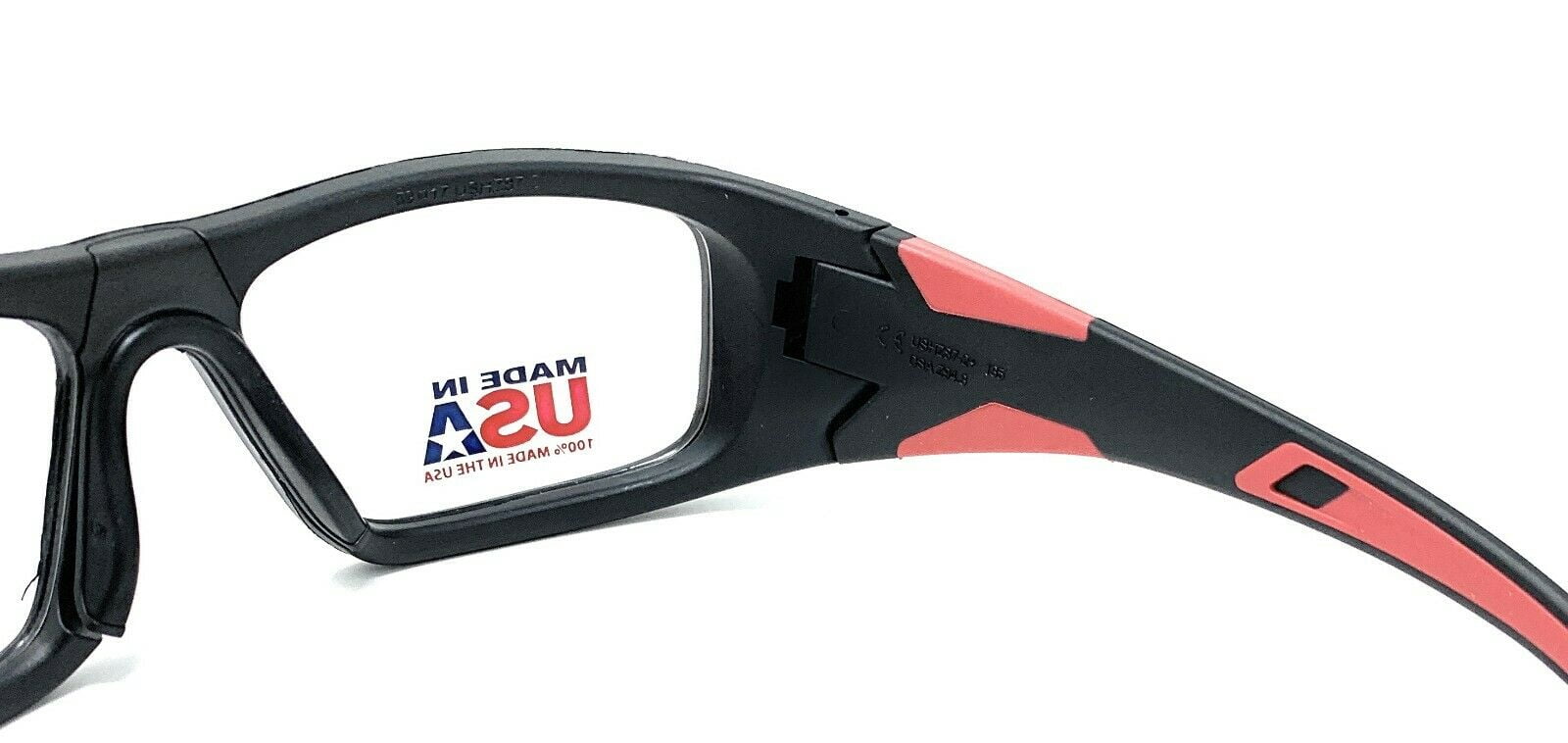 OnGuard Safety Eyewear US-110FS Black Red RxAble Glasses Goggles Full Seal 59-17-135