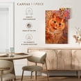 thumbnail image 5 of Elephant Stock Ginger Cat 1931 Wall Art - Vertical Canvas Wall Art - Living Room Wall Decor - Animal Canvas - Orange And Brown Decor By Louis Wain - 8" x 12", 5 of 8