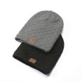 thumbnail image 2 of Inalámbrico Bluetooth Sombrero De Punto Terciopelo Binaural Estéreo Música Sombrero Micrófono Auriculares Música Diademas Gorra Deportiva matsuzay EL013361-02, 2 of 4