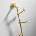 thumbnail image 6 of Miumaeov 6 Hooks Clothes Robe Holder Punch Installation Coat Hat Wall Hanger Hooks Brass, 6 of 15