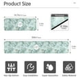 thumbnail image 3 of Faucet Mat for Kitchen Sink 30'' Sink Splash Guard Mat Super Absorbent Fast Drying Drain Pad Mint Green Marble 2 Pack, 3 of 9