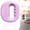 Pink, variant on Resin Fascia Massage Tool Handheld Gua Sha Scraping Massager Double Sided Teeth Manual Body Massage Comb for Neck Back Shoulder and Head